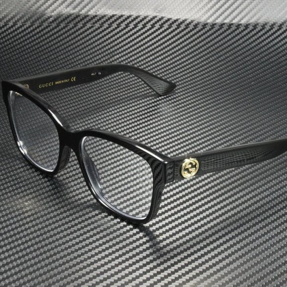 Gucci Black 54mm Eyeglasses - Picture 1 of 3
